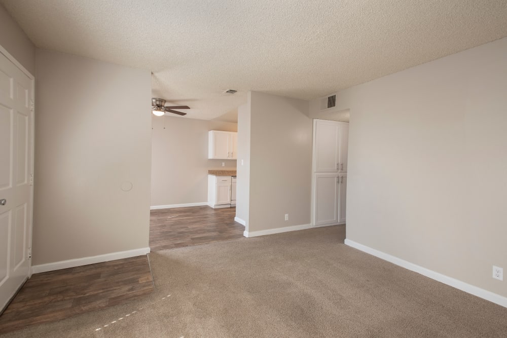 Living Room at California Center Apartments in Sacramento, California