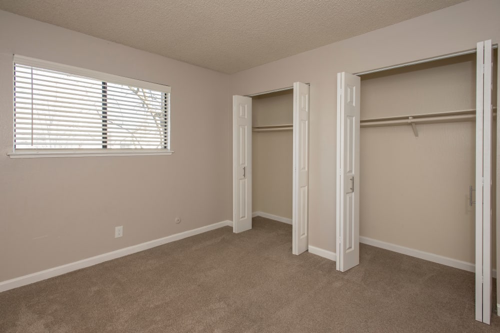 Bedroom at California Center Apartments in Sacramento, California