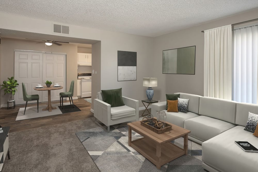 Kitchen of California Center Apartments in Sacramento, California