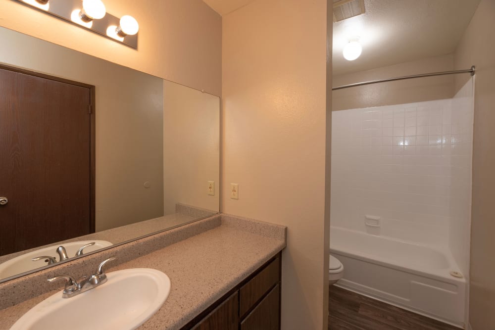Bathroom area at San Juan Hills in Fair Oaks, California