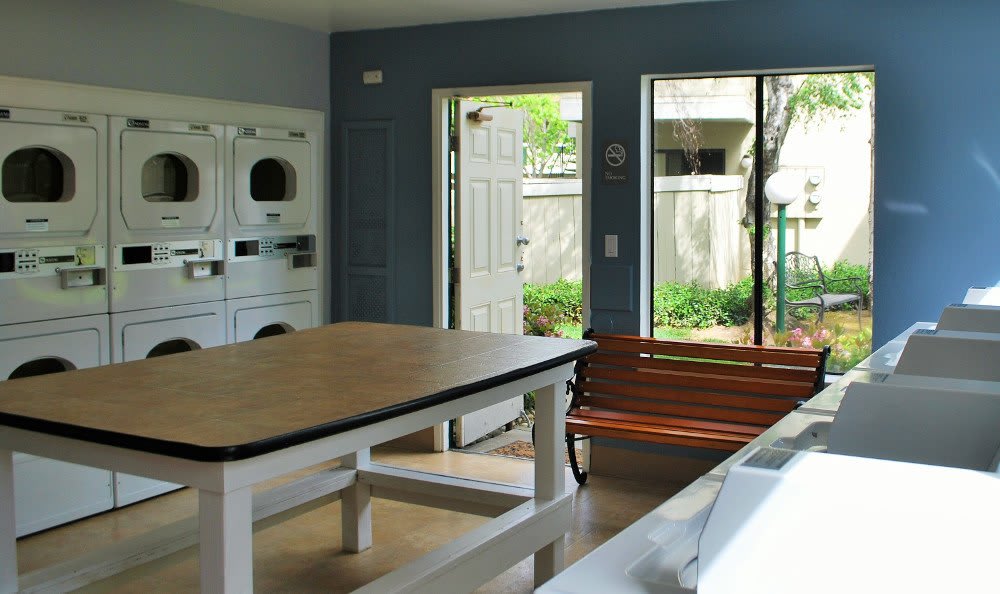 Laundry Rooms at California Center Apartments in Sacramento, California