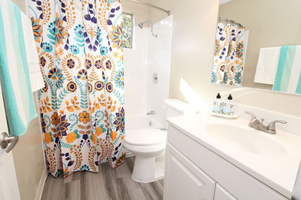 Bathroom at Country Club Gardens in Sacramento, California