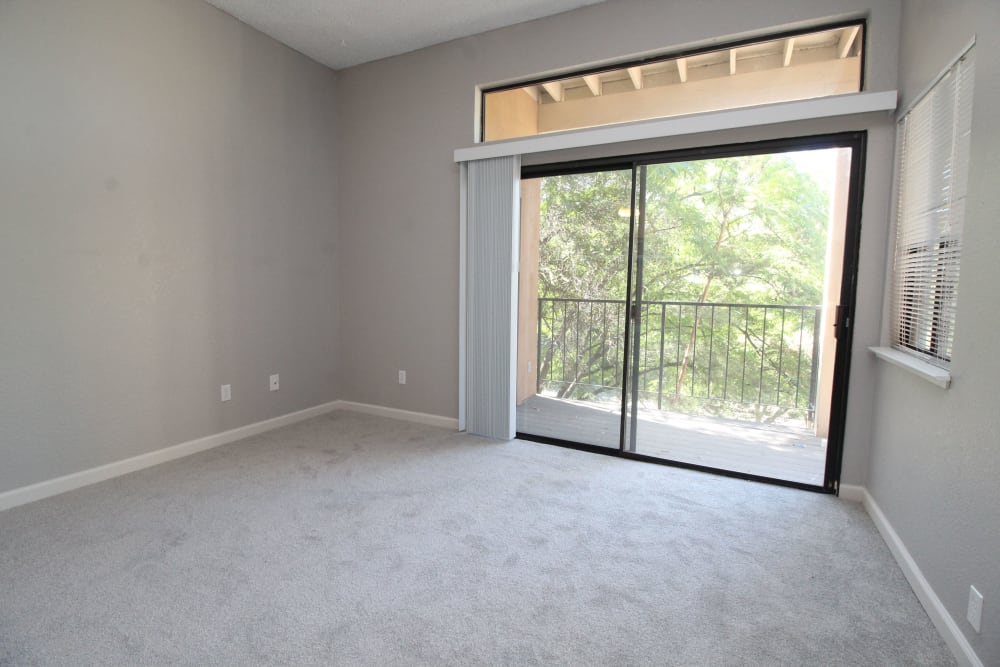 Balcony at Foothill Terrace in Auburn, California
