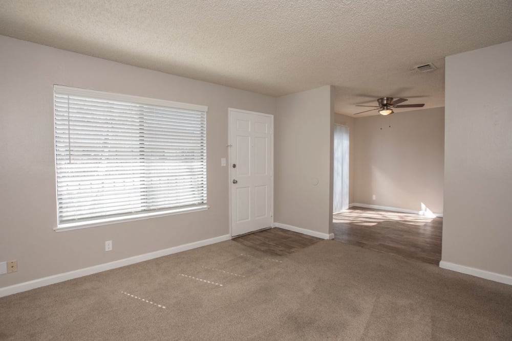 Living room at California Center Apartments in Sacramento, California